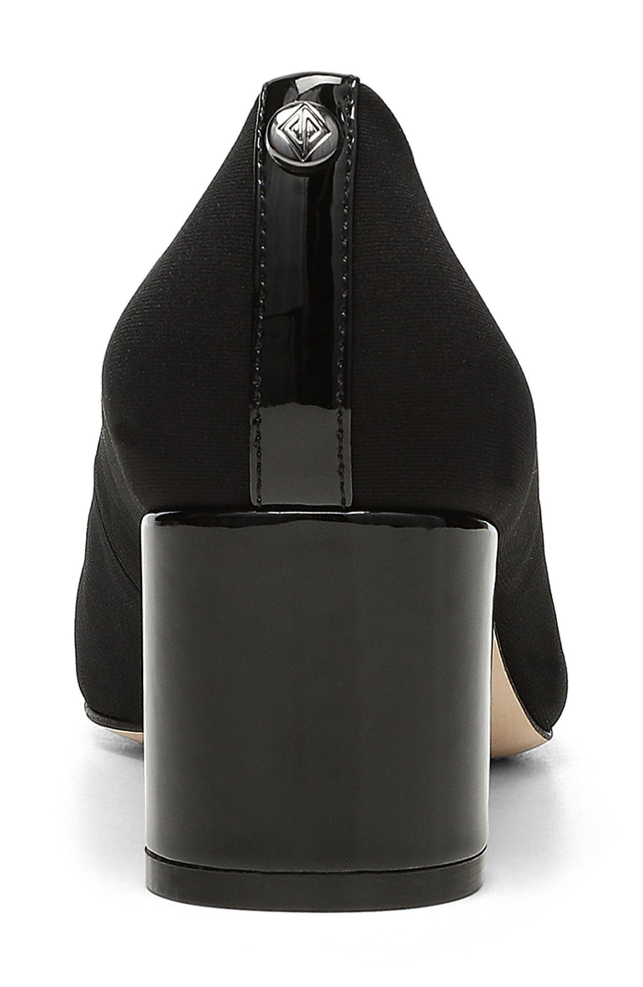Donald Pliner Stephanid Pointed Toe Block Heel Pump, Alternate, color, Black