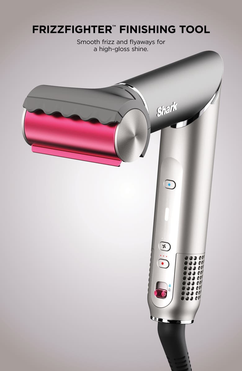 SHARK FlexFusion Air & Ceramic Styling System for Curly & Coily Hair, Alternate, color, Metallic Mist