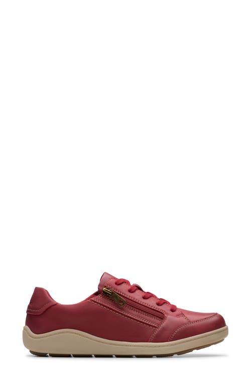 Clarks Women's Bryianne Bayla Round Toe Sneakers In Red
