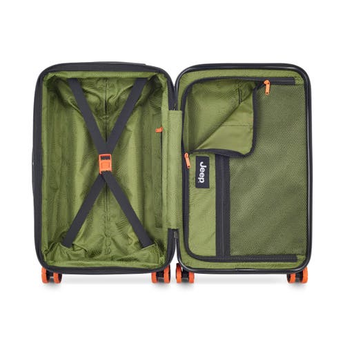 Jeep Jh002b Carry-on 19 Inch Hardside Expandable Luggage With Spinner Wheels In Sand