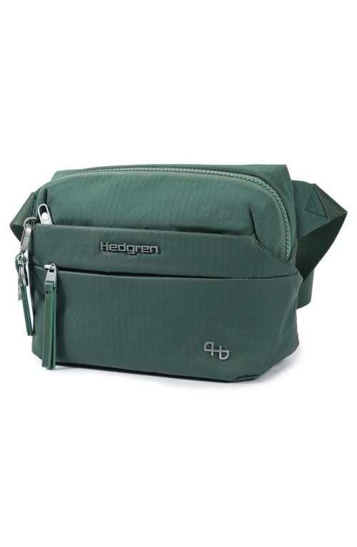 Hedgren Hogo Rfid Convertible Belt Bag In Duck Green