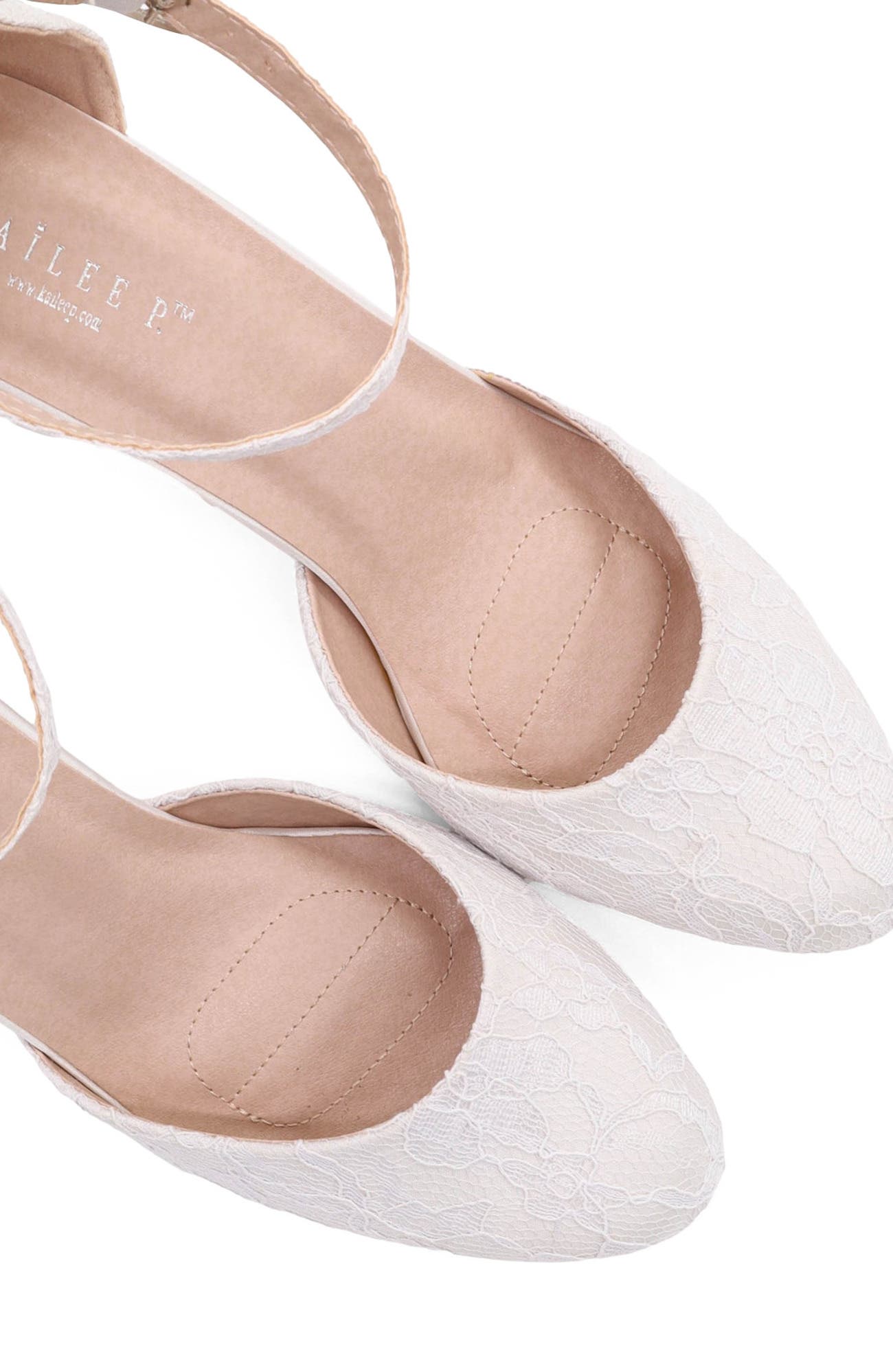 Jasmin Lace Block Heel, Alternate, color, White
