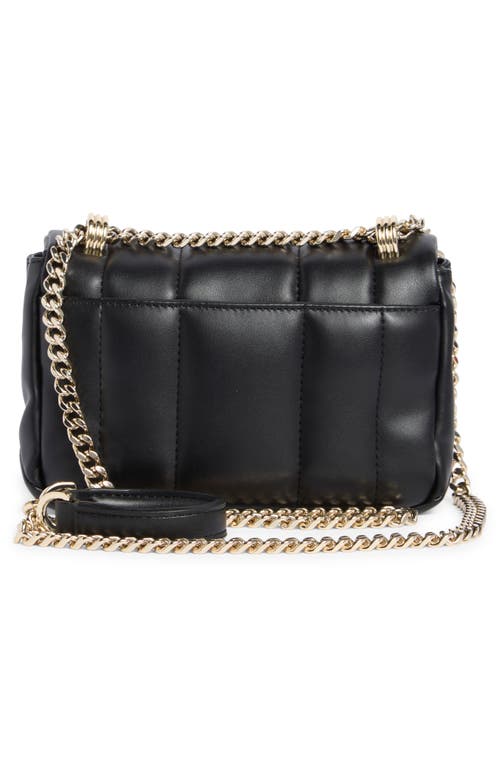 Hugo Boss Boss Icon Quilted Faux Leather Shoulder Bag In Black