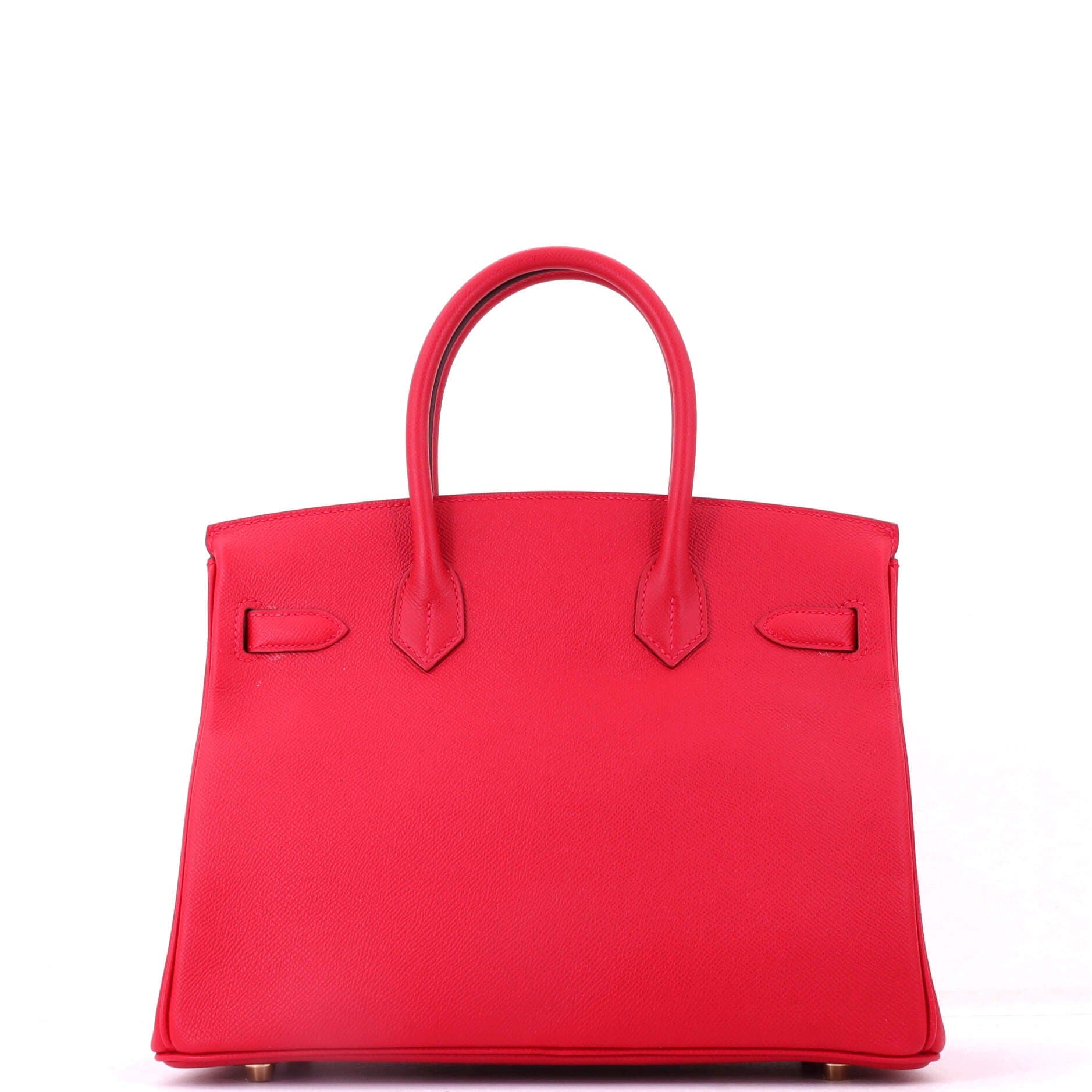 Birkin Handbag Red Epsom with Gold Hardware 30, Alternate, color, Red