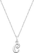 Tiny Blessings Sterling Silver Initial 12-14" Necklace