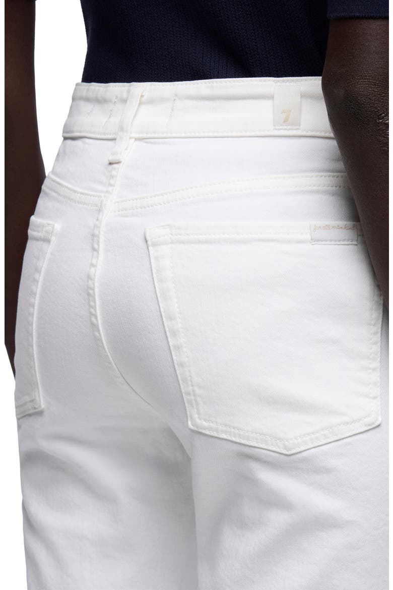 Cropped Bootcut Jeans, Alternate, color, PURE WHITE