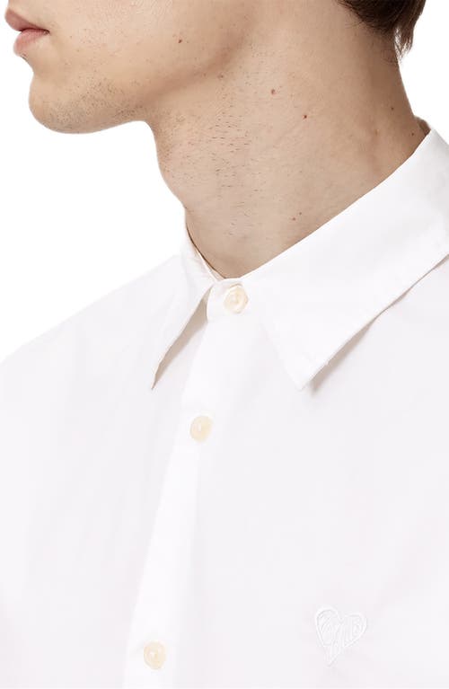 Allsaints Heartsaints Button-up Shirt In Neutral