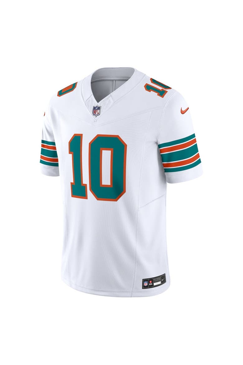 Men's Nike Tyreek Hill White Miami Dolphins Vapor F.U.S.E. Limited Jersey, Alternate, color, White