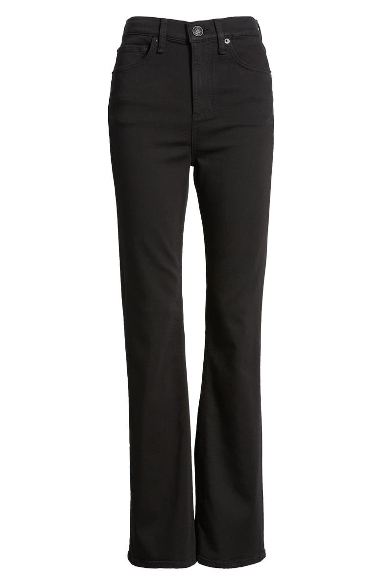 rag & bone Flexi Peyton High Waist Bootcut Jeans, Alternate, color, Black