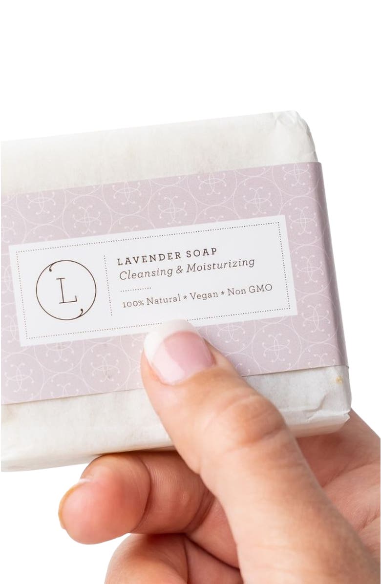 Lizush Lavender Bath & Body Set, Natural Skincare Appreciation Gift Box, Alternate, color, NO COLOR