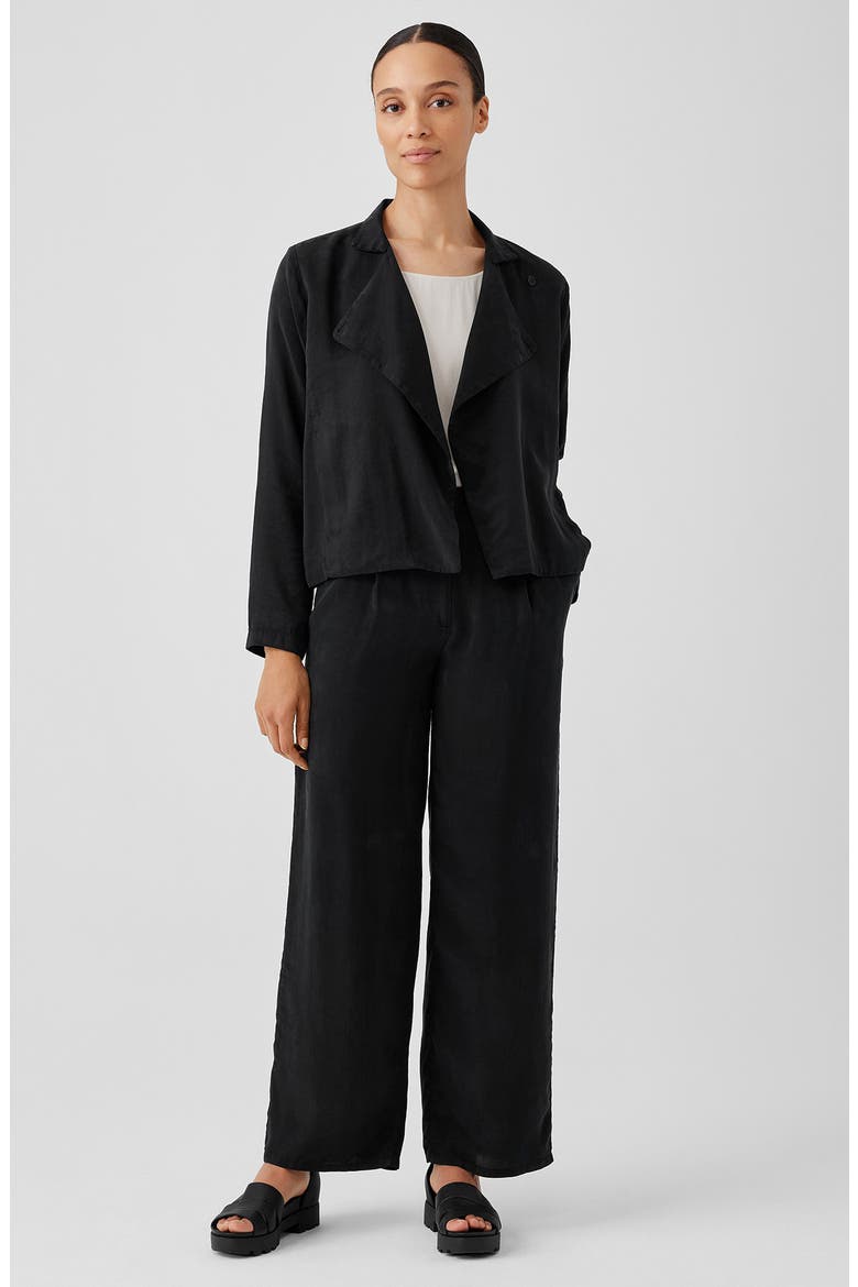 Open Front Jacket, Alternate, color, BLACK