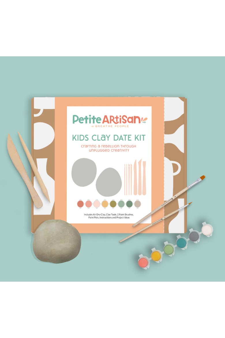 Petite Artisan Clay Date Clay Kit for 2, Alternate, color, Multicolor