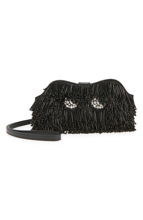 Anya Hindmarch Eyes Beaded Glasses Case in Black at Nordstrom