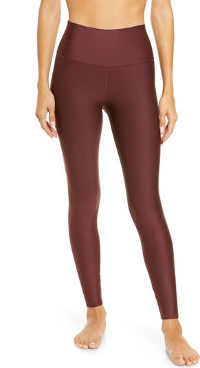 Airlift High-Waist 7/8 Line Up Legging - Black | Alo Yoga