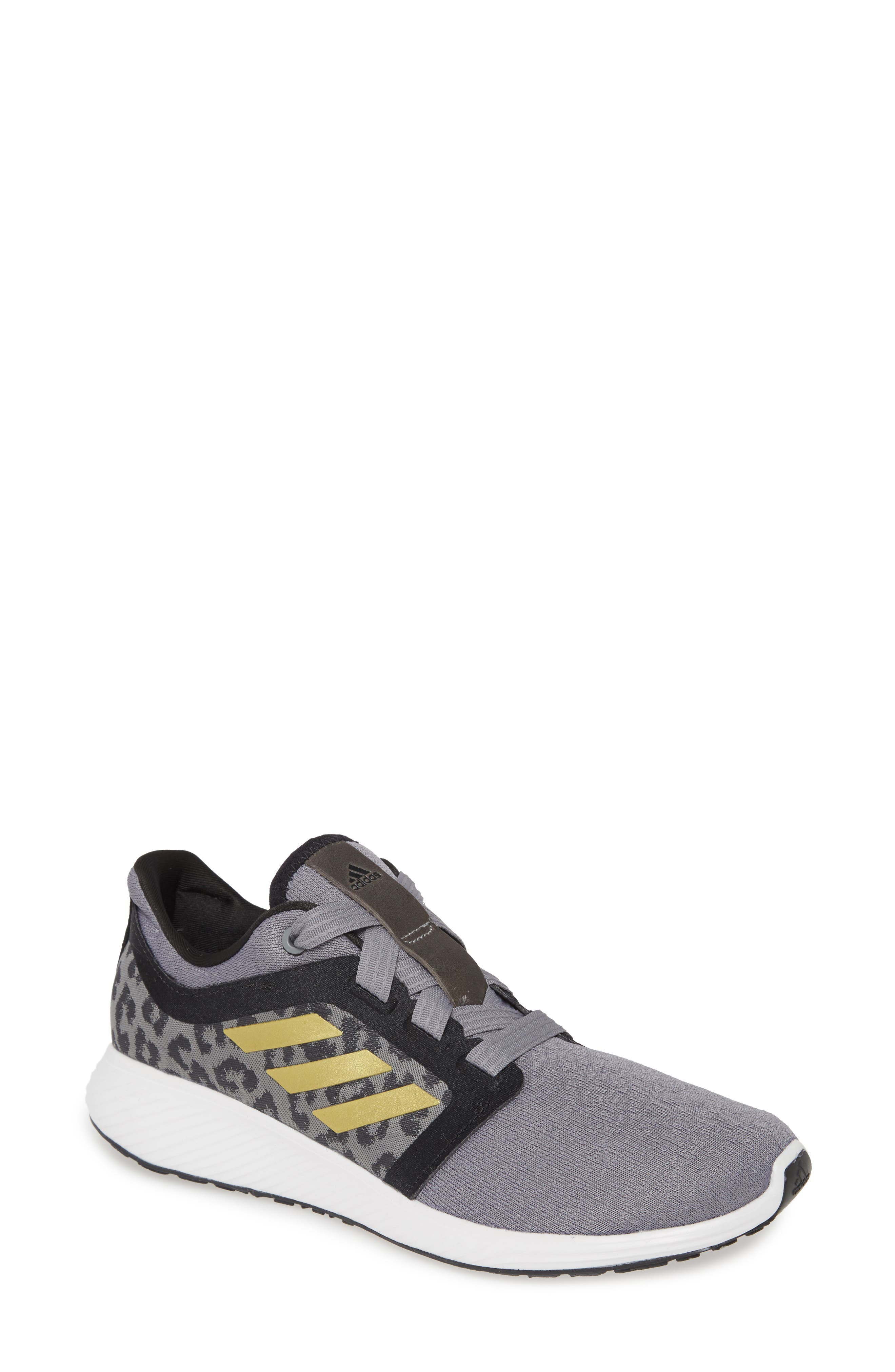Edge Lux 3 Running Shoe, Main, color, GREY/ GOLD METALLIC/ WHITE