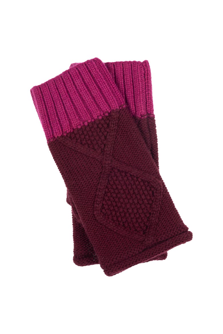Modernist Block Handwarmers, Main, color, Dahlia