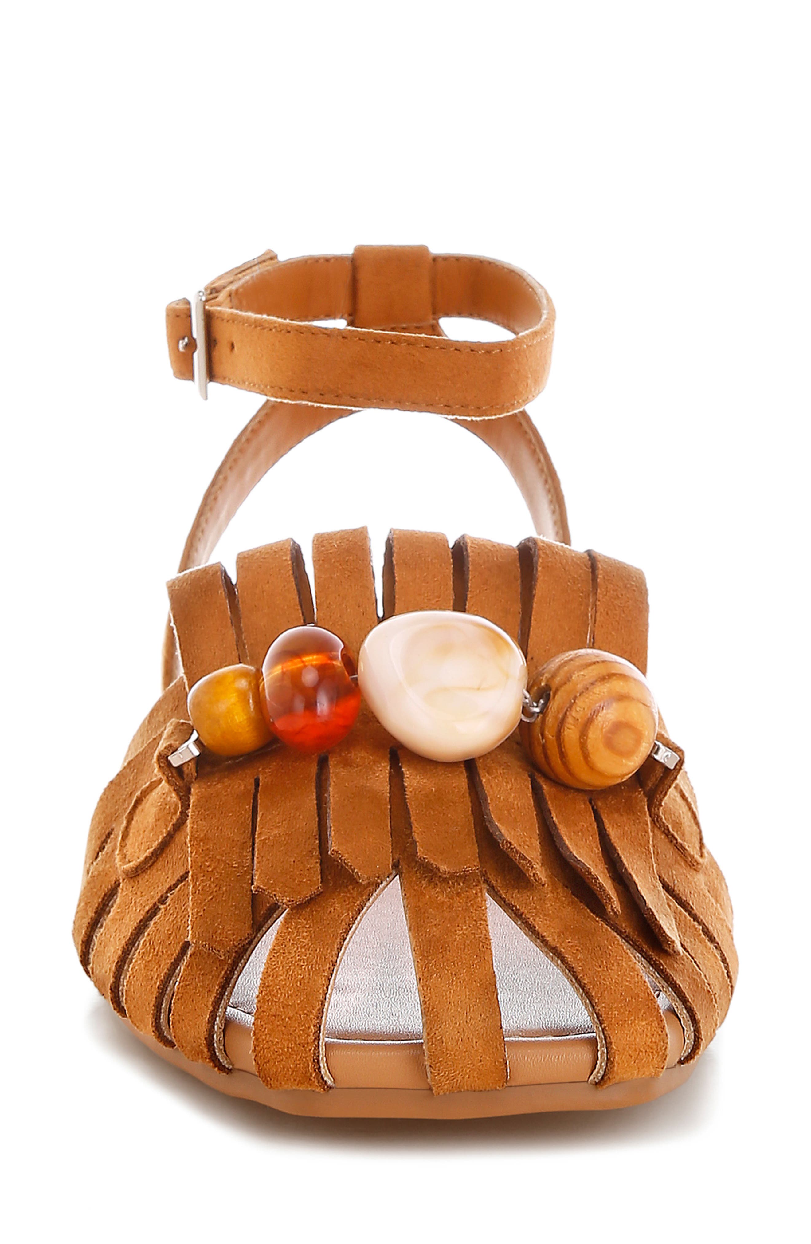 Corvina Ankle Strap Sandal, Alternate, color, TAN