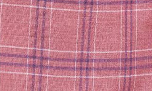 Paisley & Gray Ashton Slim Fit Plaid Sport Coat In Pink