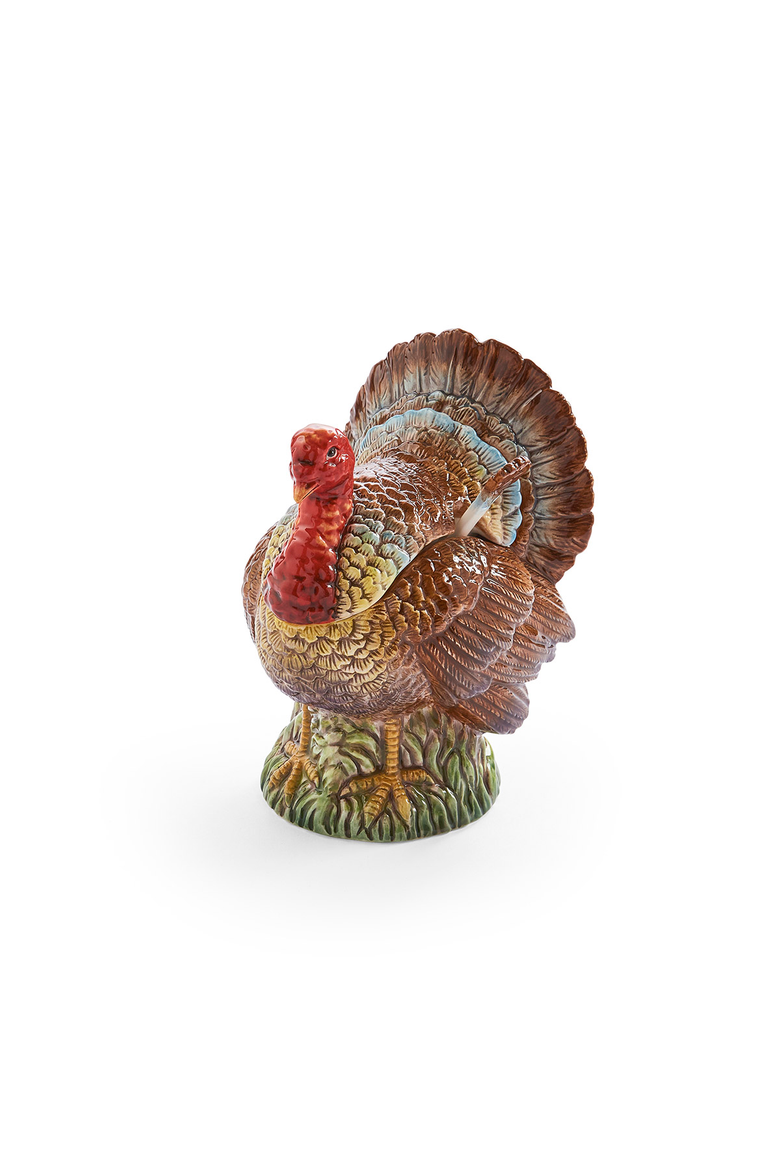 Woodland Turkey 14oz Gravy Boat with Ladle, Main, color, Brown