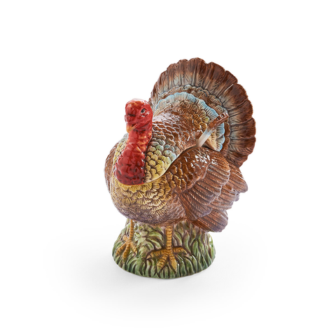 Woodland Turkey 14oz Gravy Boat with Ladle