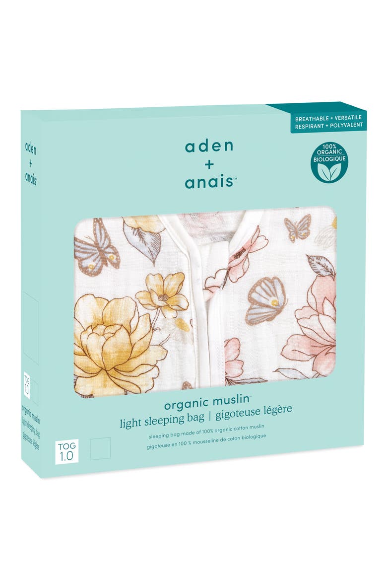 Organic Cotton Muslin Wearable Blanket, Alternate, color, EARTHLY