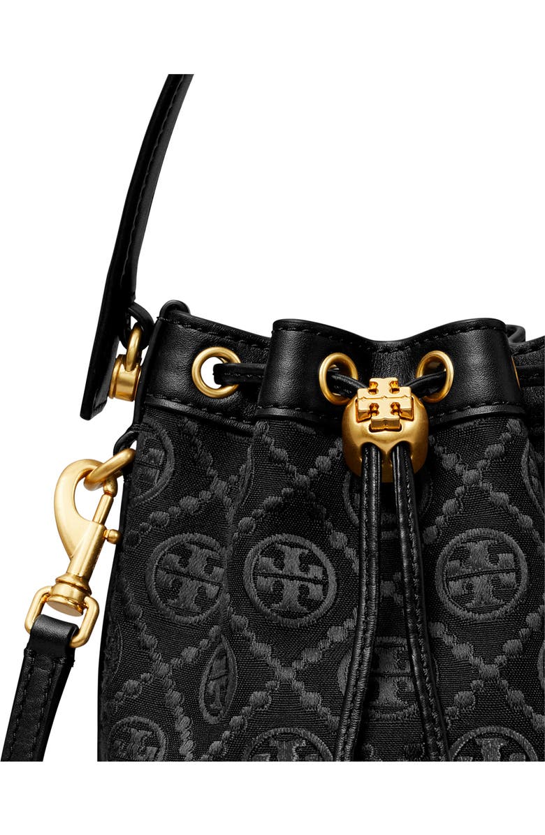 Tory Burch Mini T-Monogram Bucket Bag, Alternate, color,