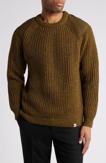 PEREGRINE Commando Shoulder Patch Wool Sweater | Nordstromrack PEREGRINE Commando Shoulder Patch Wool Sweater | Nordstromrack