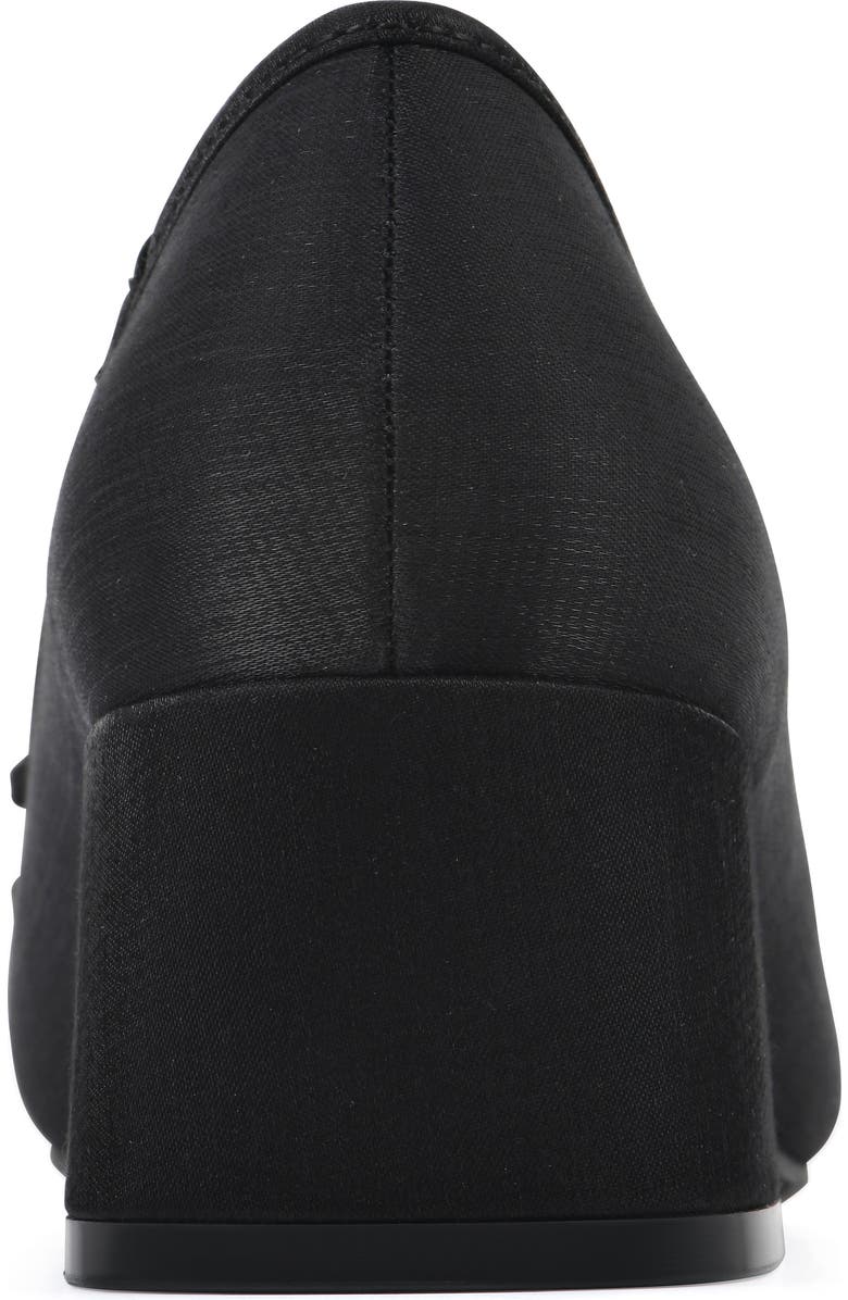 White Mountain Footwear Lately Round Toe Pump, Alternate, color, Black Shimmer Fabric