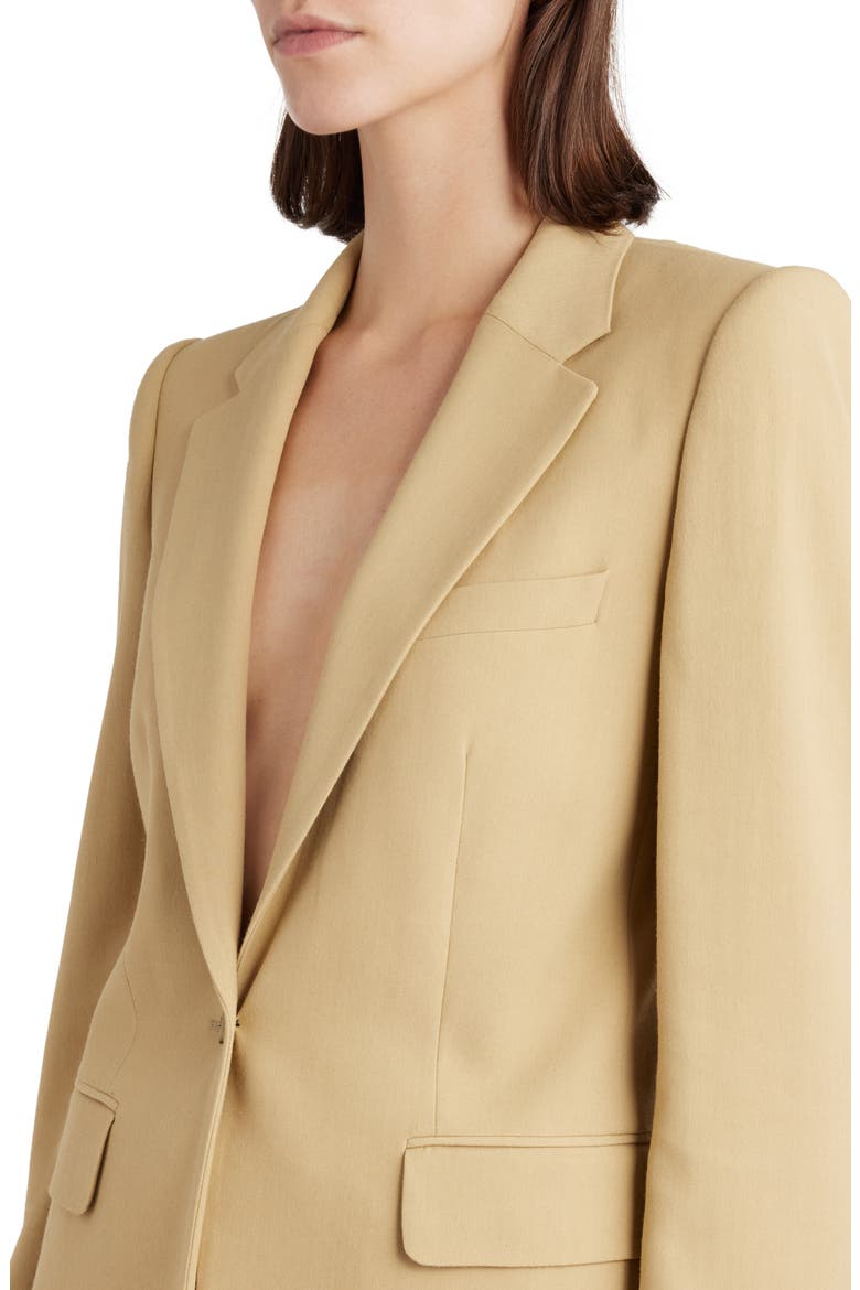 One-Button Blazer, Alternate, color, SAND 900
