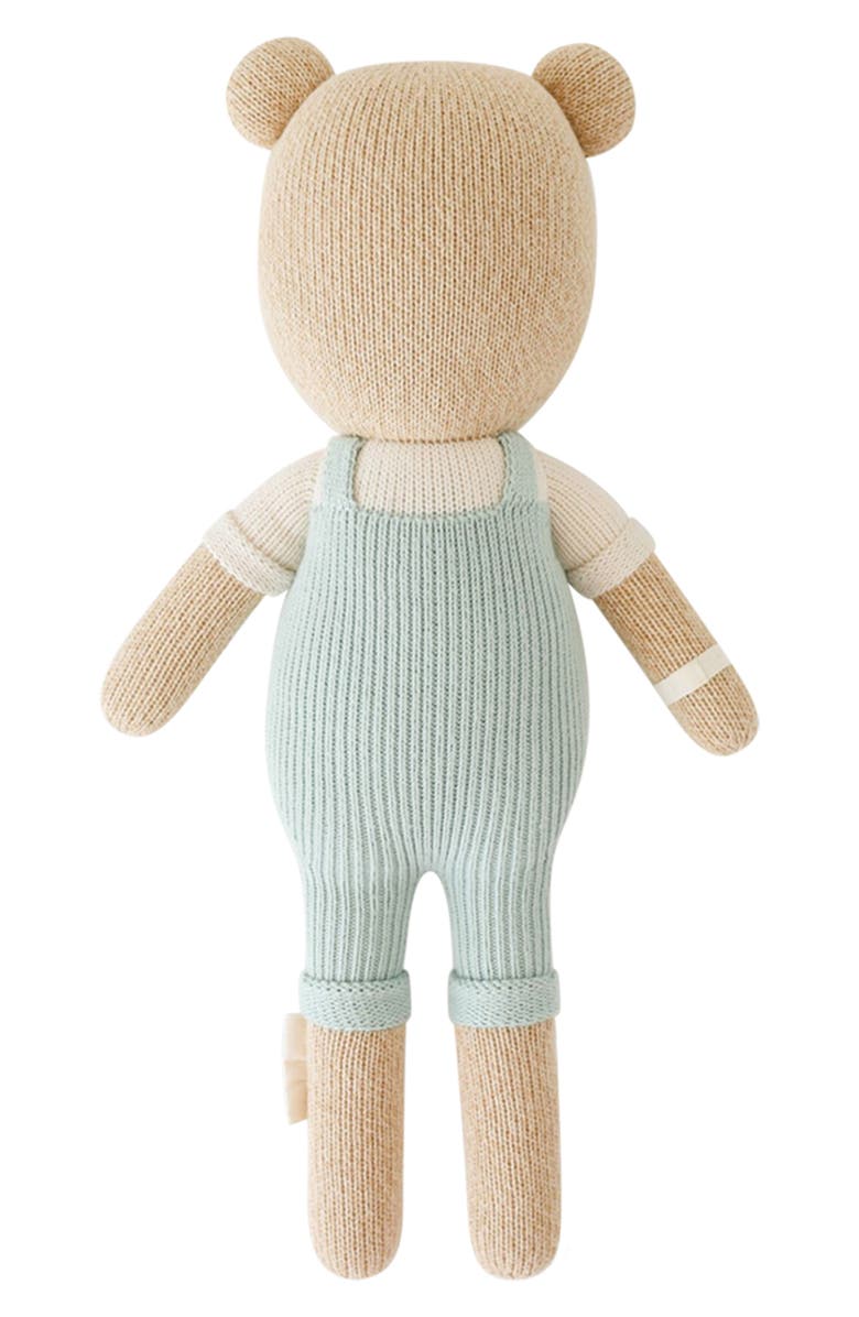 cuddle+kind Charlie the Honey Bear Stuffed Animal, Alternate, color, Blue