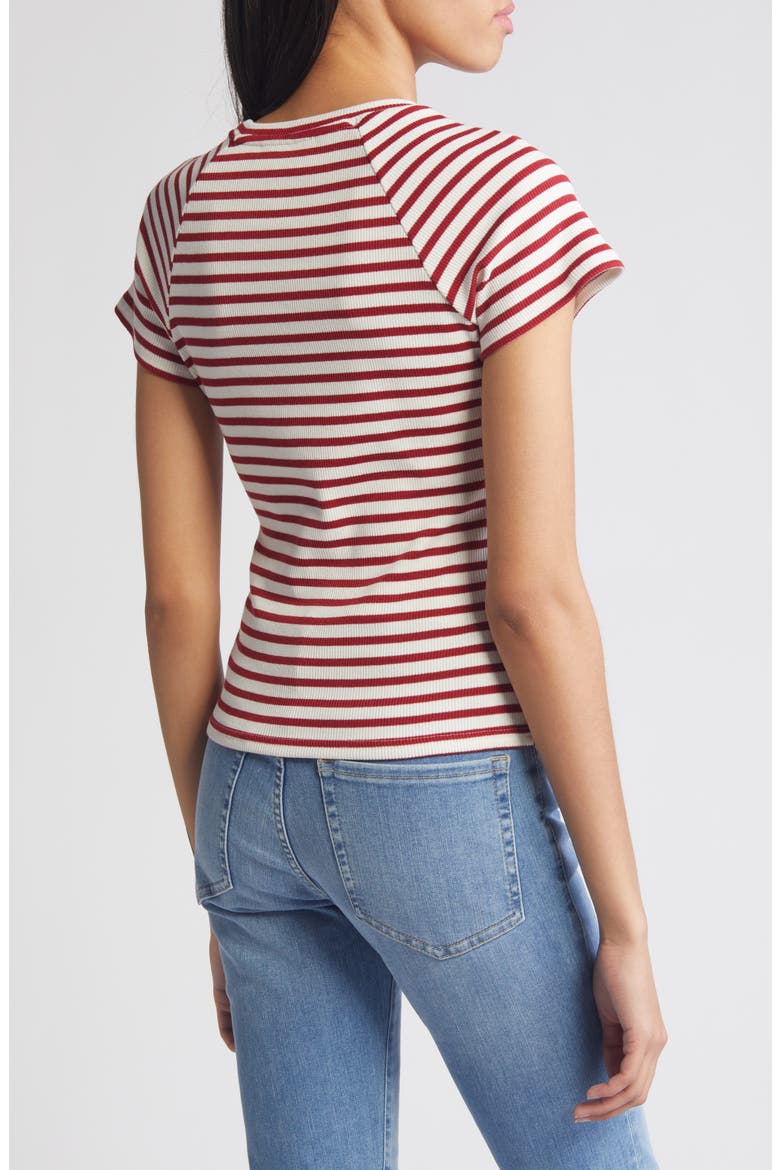 Bijou Rib T-Shirt, Alternate, color, IVORY MULT