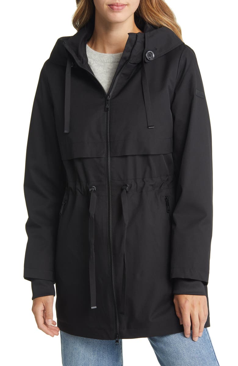 Sam Edelman Water Repellent Front Zip Jacket, Alternate, color, 