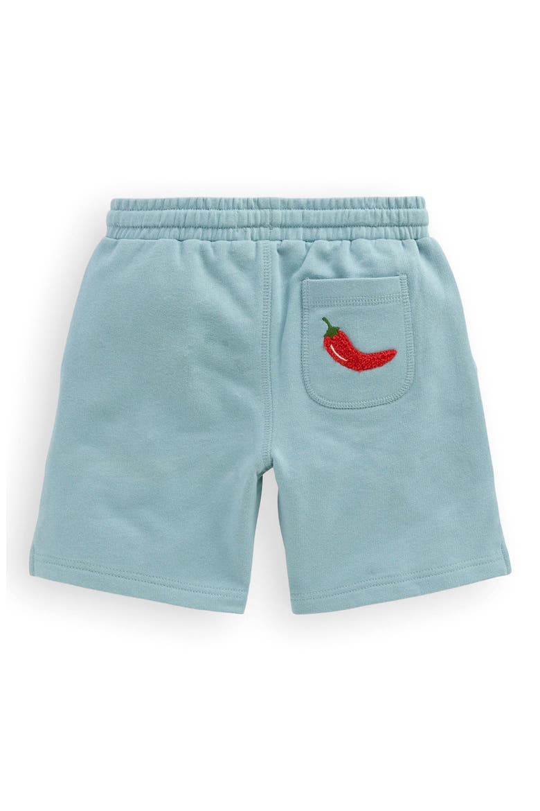 Kids' Fun Cotton Sweat Shorts, Alternate, color, SEAMIST BLUE CHILLIES