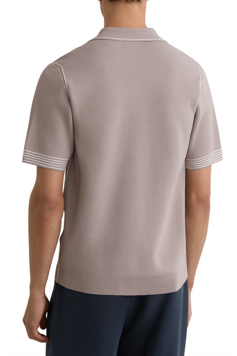 Newbury Johnny Collar Polo, Alternate, color, LIGHT TAUPE BROWN