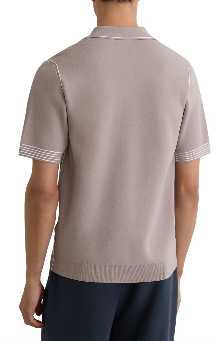 Reiss Newbury Johnny Collar Polo, Alternate, color, Light Taupe Brown