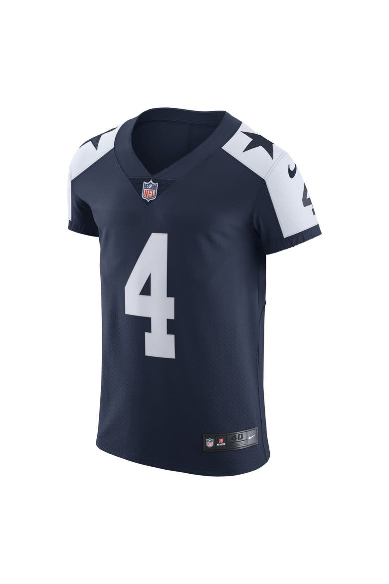 Men's Nike Dak Prescott Navy Dallas Cowboys Alternate Vapor Elite Player Jersey, Alternate, color, Navy