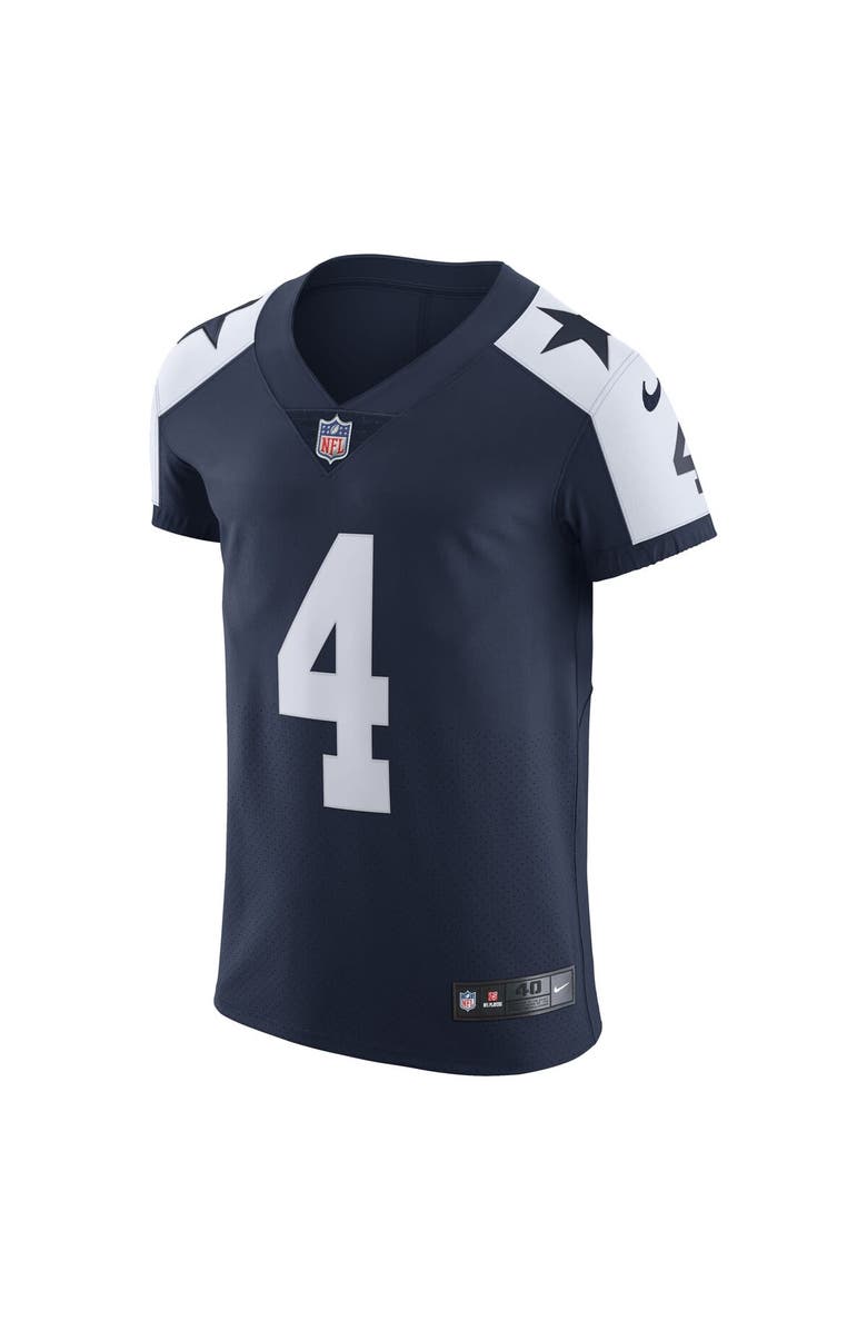 Nike Men's Nike Dak Prescott Navy Dallas Cowboys Alternate Vapor Elite Player Jersey, Alternate, color, Navy