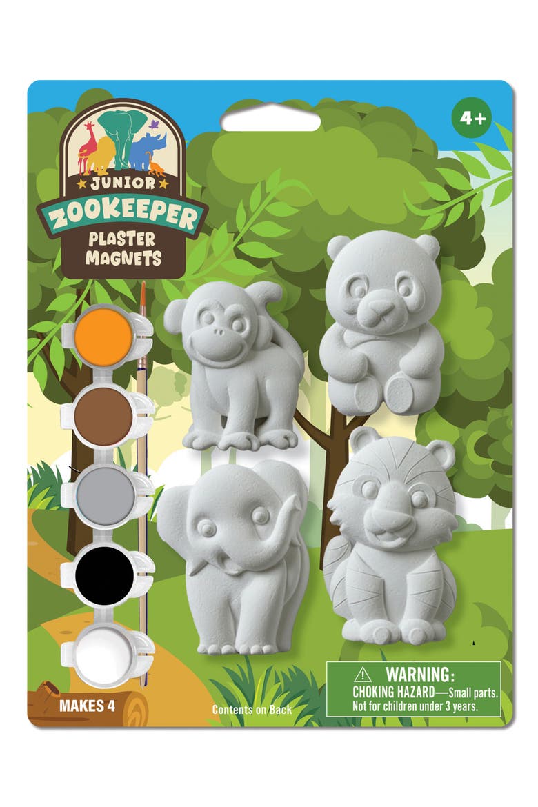 Jr. Zookeeper 6-Pack Magnets Paint Kit, Main, color, Multicolor