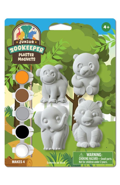 Jr. Zookeeper 6-Pack Magnets Paint Kit
