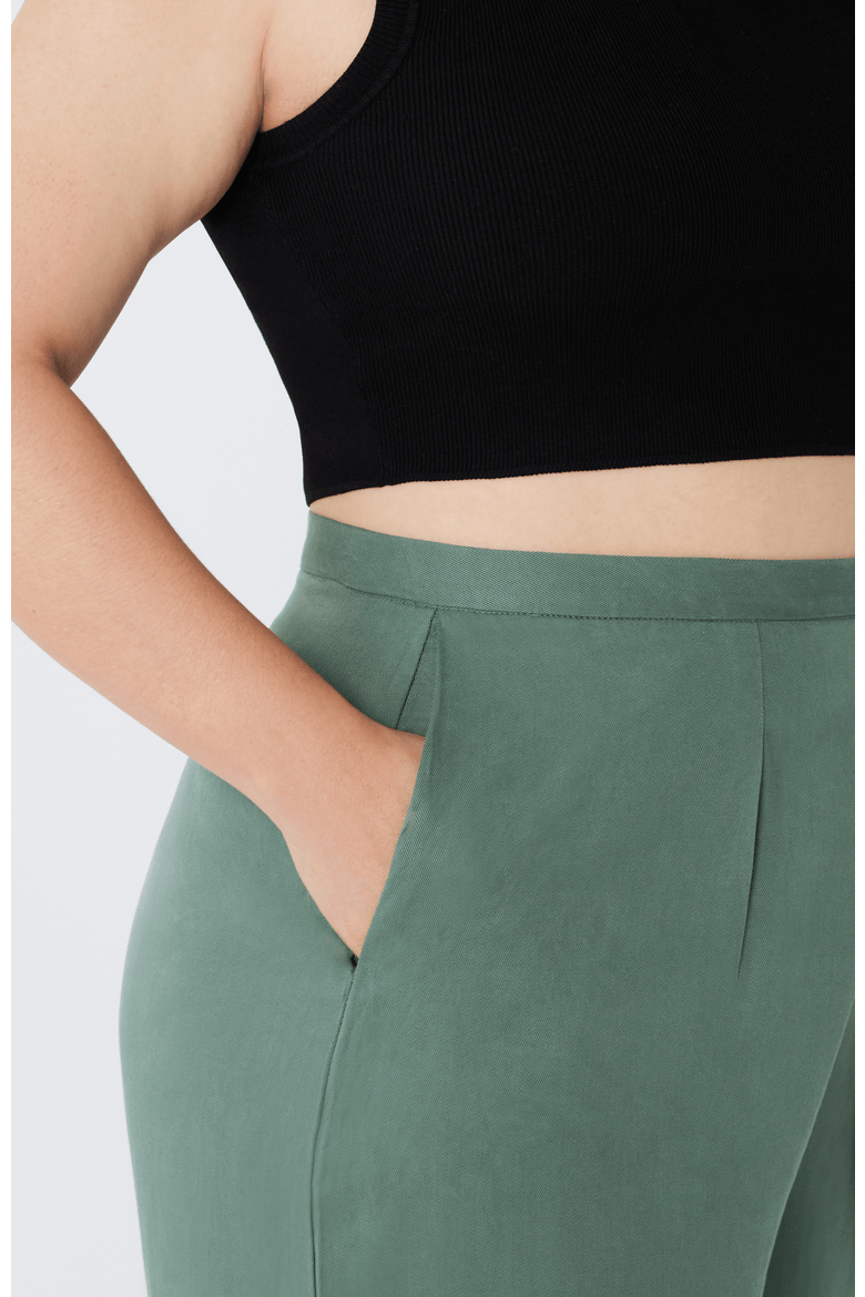 The Wide Leg Pant For Full Hips And Thighs, Alternate, color, Seafoam