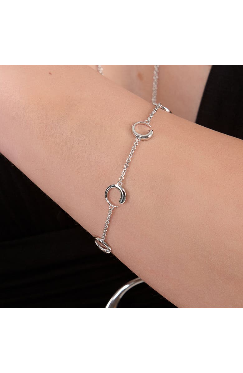 Lucy Quartermaine Luna Station Bracelet, Alternate, color, Sterling Silver