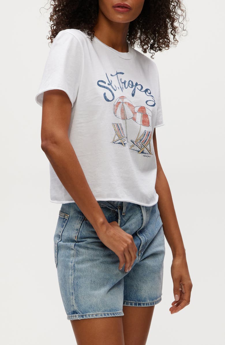 Michael Stars St. Tropez Graphic T-Shirt, Alternate, color, White