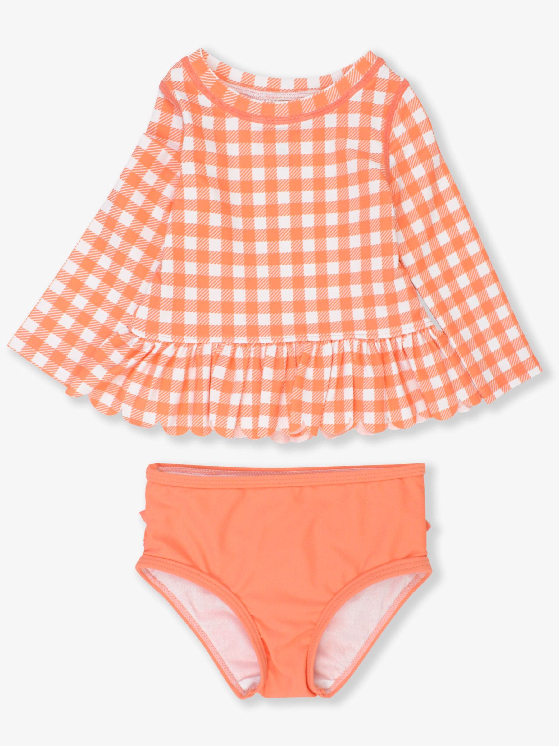 Coral Gingham