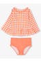  Coral Gingham