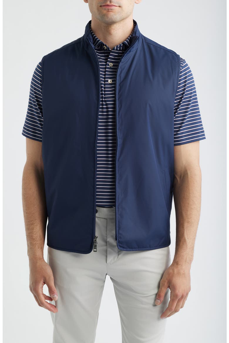 Hartford Recycled Polyester Vest, Main, color, NAVY