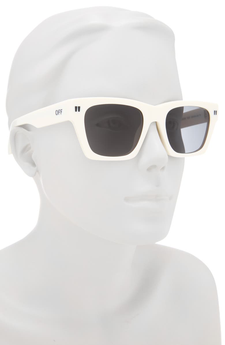 Off-White 53mm Valdez Square Sunglasses, Alternate, color, 