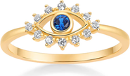 BY ADINA EDEN CZ Evil Eye Cutout Ring
