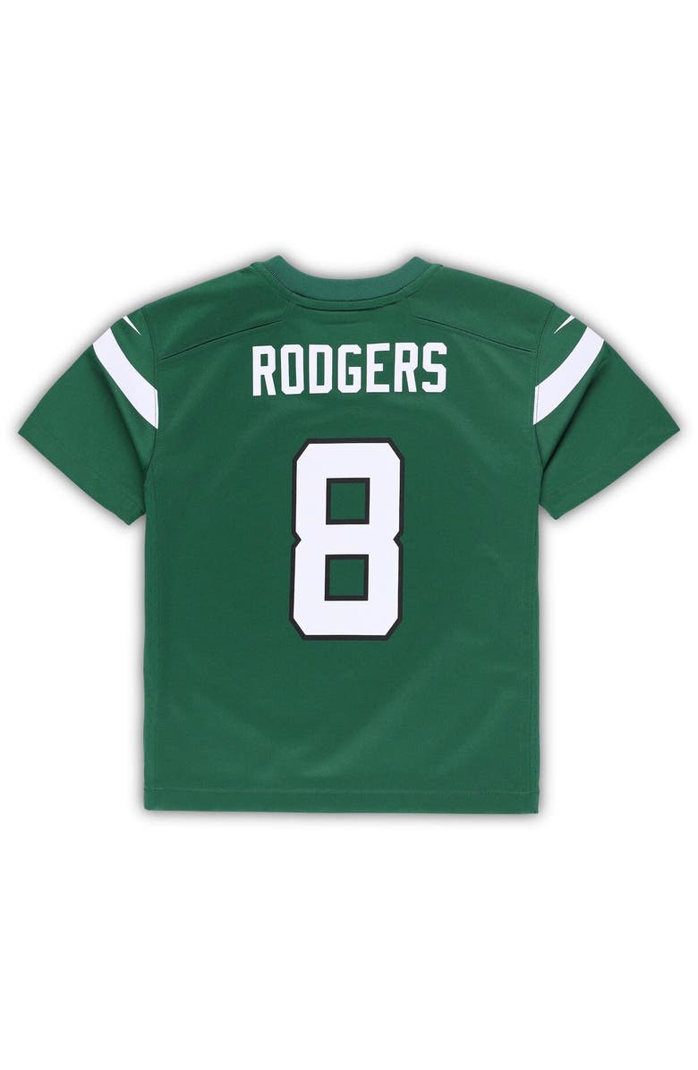 Nike Infant Nike Aaron Rodgers Gotham Green New York Jets Game Jersey, Alternate, color,