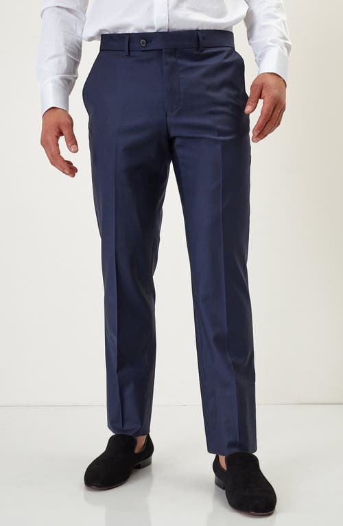 Ron Tomson Super 120s Wool Double Breasted Tuxedo Jacket