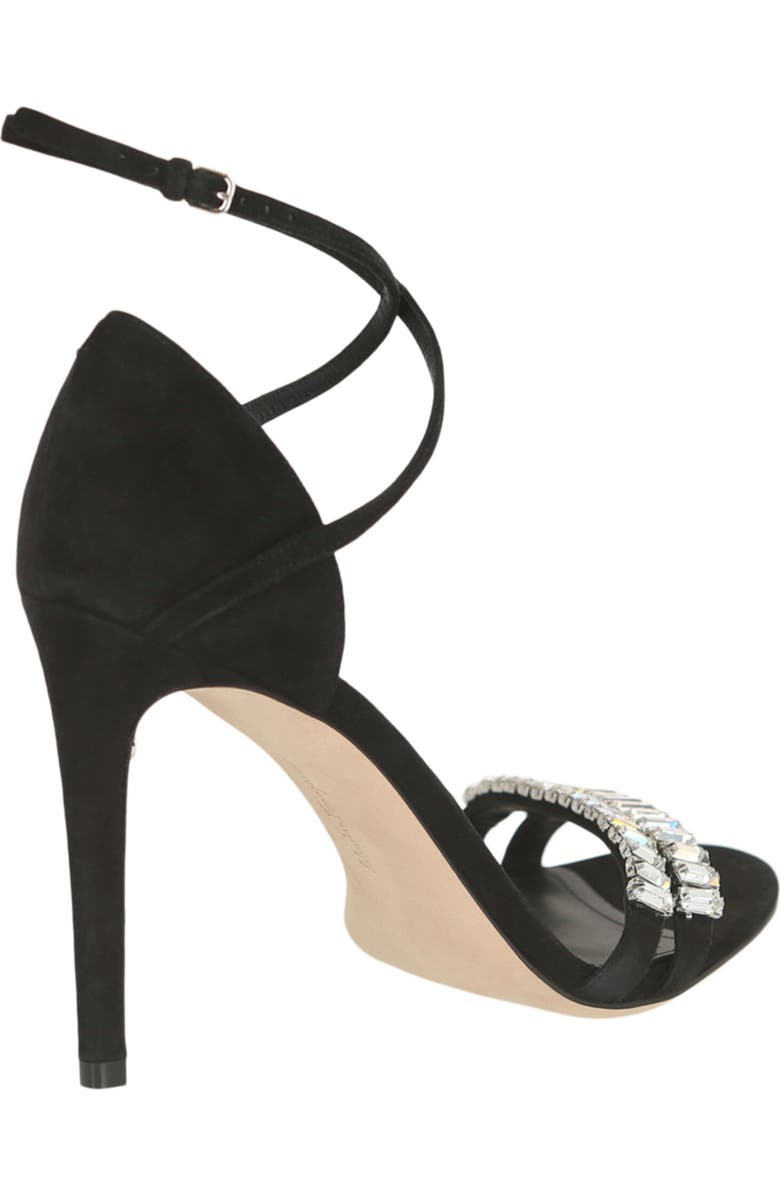 FERRAGAMO Ines Ankle Strap Sandal, Alternate, color, Black